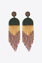 Load image into Gallery viewer, Beaded Fringe Dangle Earrings
