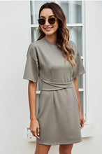 Load image into Gallery viewer, Belted Shirt Dress
