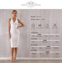 Load image into Gallery viewer, ADYCE 2021 New Summer Women Bodycon Bandage Dress Sexy Halter Deep V Backless Club Dress Vestidos Celebrity Evening Party Dress
