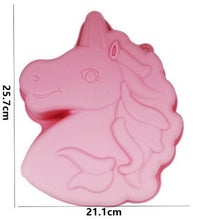 Load image into Gallery viewer, ALSAS Large Unicorn Silicone Cake Mould
