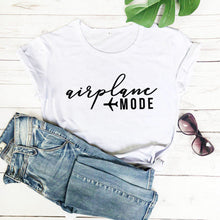 Load image into Gallery viewer, airplane mode 2020 New Arrival Funny T Shirt vacation Shirt Travel shirts girls trip Shirts shirts for travel honeymoon shirts
