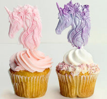 Load image into Gallery viewer, ALSAS 3D Unicorn Silicone Mold Cupcake Topper Decoration
