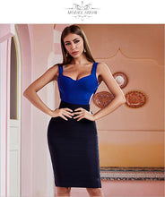 Load image into Gallery viewer, ADYCE 2021 New Summer Women Bandage Dress Sexy Hollow Out Spaghetti Strap Mini Celebrity Runway Party Club Bodycon Dress Vestido
