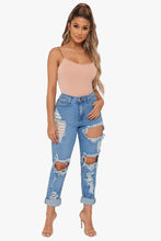 Load image into Gallery viewer, 2020 trendy woman ripped denim jeans high waist boyfriend jeans fashion sexy long pants women summer clothing S-2XL new arrival
