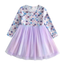 Load image into Gallery viewer, ALSAS NEW Dresses Unicorn Clothes Winter Long Sleeve Dress For Girls
