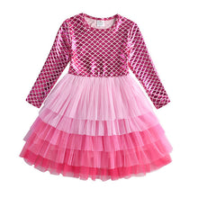 Load image into Gallery viewer, ALSAS NEW Dresses Unicorn Clothes Winter Long Sleeve Dress For Girls
