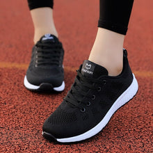 Load image into Gallery viewer, 2020 New Women Shoes Flats Fashion Casual Ladies Shoes Woman Lace-Up Mesh Breathable Female Sneakers Zapatillas Mujer
