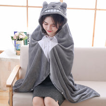 Load image into Gallery viewer, ALSAS Totoro Unicorn Dinosaur Cloak Blanket Air Conditioning Blanket
