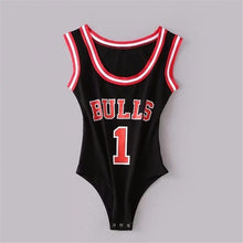 Load image into Gallery viewer, Bodysuit BULLS Sexy Women Romper Women Bodysuit 2018 Slim Long Sleeve Stretch  Playsuit Leotard Top V-neck One Piece Suit
