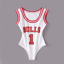 Load image into Gallery viewer, Bodysuit BULLS Sexy Women Romper Women Bodysuit 2018 Slim Long Sleeve Stretch  Playsuit Leotard Top V-neck One Piece Suit
