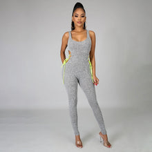 Load image into Gallery viewer, Active Women Yoga Jumpsuit Female One Piece Sports Pants Sexy Waist Hollow Workout Mujer Fitness Running Gym Sport Clothes
