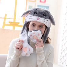 Load image into Gallery viewer, ALSAS Cartoon Unicorn Girls Unicorn Hat Winter CAPS
