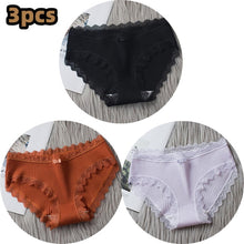 Load image into Gallery viewer, 3PCS/lot Cotton Panties Women Comfortable Underwears Sexy Middle-Waisted Underpants Female Lingerie Big Size Ladies Briefs
