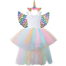 Load image into Gallery viewer, ALSAS Unicorn Princess Dress
