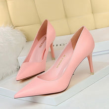 Load image into Gallery viewer, BIGTREE Shoes Women Pumps Fashion High Heels Shoes Black Pink White Shoes Women Wedding Shoes Ladies Stiletto Women Heels 2021
