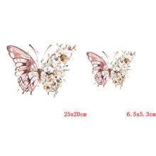 Load image into Gallery viewer, ALSAS 2PCS Flower Butterfly Iron On Transfers Cartoon Unicorn Owls Girls Ironing Stickers
