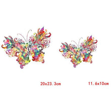 Load image into Gallery viewer, ALSAS 2PCS Flower Butterfly Iron On Transfers Cartoon Unicorn Owls Girls Ironing Stickers
