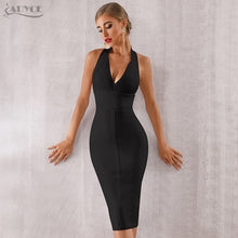 Load image into Gallery viewer, Adyce Sexy 2021 New Summer Bandage Dress Women Vestido Bodycon Lace Spaghetti Strap Club Dress Midi Celebrity Runway Party Dress
