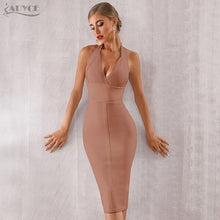 Load image into Gallery viewer, Adyce Sexy 2021 New Summer Bandage Dress Women Vestido Bodycon Lace Spaghetti Strap Club Dress Midi Celebrity Runway Party Dress
