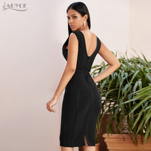 Load image into Gallery viewer, Adyce 2021 New Summer Tank Bodycon Bandage Dress Women Sexy Sleeveless Lace Green Club Celebrity Evening Party Dresses Vestidos
