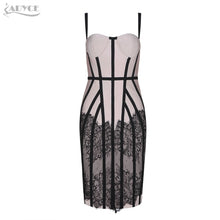 Load image into Gallery viewer, Adyce Sexy 2021 New Summer Bandage Dress Women Vestido Bodycon Lace Spaghetti Strap Club Dress Midi Celebrity Runway Party Dress
