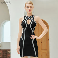 Load image into Gallery viewer, Adyce 2021 New Summer Women Bandage Dress Vestido Sexy Black White Off Shoulder Tank Bodycon Club Celebrity Runway Party Dress
