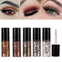 Load image into Gallery viewer, 5 Color Metallic Shiny Eyeshadow Glitter Liquid Eyeliner Makeup
