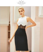 Load image into Gallery viewer, Adyce 2021 New Summer Tank Bodycon Club Bandage Dress Women Sexy Sleeveless Black Lace Midi Celebrity Evening Runway Party Dress
