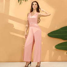 Load image into Gallery viewer, Bandage Sexy Jumpsuit Boho Rompers Women Jumpsuit 2021 Elegant Summer Jumpsuit Multi Way Wear Wrap Wedding Party
