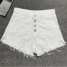 Load image into Gallery viewer, 2021 new arrival casual summer hot sale denim women shorts high waists fur-lined leg-openings Plus size sexy short Jeans
