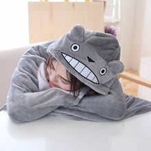 Load image into Gallery viewer, ALSAS Totoro Unicorn Dinosaur Cloak Blanket Air Conditioning Blanket
