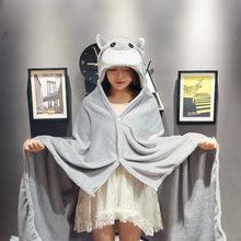 Load image into Gallery viewer, ALSAS Totoro Unicorn Dinosaur Cloak Blanket Air Conditioning Blanket
