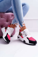 Load image into Gallery viewer, 2021 Spring Lace-Up Platform Sports Shoes for Women Breathable Ladies Sneakers Leopard Print Faux Fur Sneakers Women&#39;s Casual Shoes
