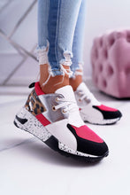 Load image into Gallery viewer, 2021 Spring Lace-Up Platform Sports Shoes for Women Breathable Ladies Sneakers Leopard Print Faux Fur Sneakers Women&#39;s Casual Shoes
