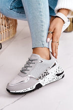 Load image into Gallery viewer, 2021 Spring Lace-Up Platform Sports Shoes for Women Breathable Ladies Sneakers Leopard Print Faux Fur Sneakers Women&#39;s Casual Shoes
