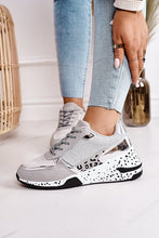 Load image into Gallery viewer, 2021 Spring Lace-Up Platform Sports Shoes for Women Breathable Ladies Sneakers Leopard Print Faux Fur Sneakers Women&#39;s Casual Shoes
