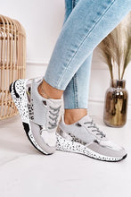 Load image into Gallery viewer, 2021 Spring Lace-Up Platform Sports Shoes for Women Breathable Ladies Sneakers Leopard Print Faux Fur Sneakers Women&#39;s Casual Shoes
