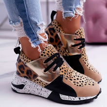 Load image into Gallery viewer, 2020 Summer Hot Lady Shoes Women Sneakers Leopard Mesh Breath Women Running Female Shoes Outdoor Flat Platform Zapatos Mujer
