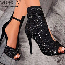 Load image into Gallery viewer, 2021 Women Shoes Women Pumps Sexy High Heels Shoes Buckle Ladies Shoes Female Shoes Women Heels Sandals Women Sandals Stiletto
