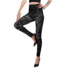 Load image into Gallery viewer, 2021 New Women Elastic Jean Leggings Pants High Waist Slim Push Up Seamless Pencil Pants Denim Casual Pants
