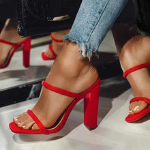 Load image into Gallery viewer, 2021 Summer New Women Shoe Sexy High Heels Open Toe Sandals Women Casual Sandals Fashion Comfortable Women Sandals Zapatos Mujer
