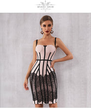 Load image into Gallery viewer, Adyce Sexy 2021 New Summer Bandage Dress Women Vestido Bodycon Lace Spaghetti Strap Club Dress Midi Celebrity Runway Party Dress
