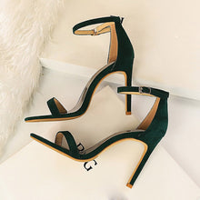 Load image into Gallery viewer, Bigtree Shoes Women Sandals Classic High Heels 10cm Fetish Summer Ladies Shoes Woman Heel Shoes Pumps Female Sexy Stiletto
