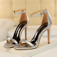 Load image into Gallery viewer, Bigtree Shoes Women Sandals Classic High Heels 10cm Fetish Summer Ladies Shoes Woman Heel Shoes Pumps Female Sexy Stiletto
