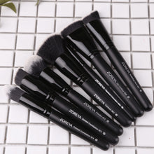 Load image into Gallery viewer, Black Makeup Brushes Set Eye Face Cosmetic Foundation
