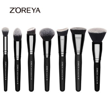 Load image into Gallery viewer, Black Makeup Brushes Set Eye Face Cosmetic Foundation
