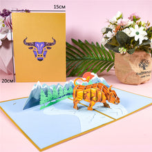 Load image into Gallery viewer, ALSAS 3D Butterfly Unicorn Birthday Card for Kids Children Cute Animal Pop-Up
