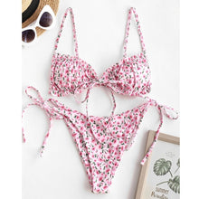 Load image into Gallery viewer, 2021 new style summer Women sexy Push-Up Padded Bra Swimsuit Beachwear stroje kapielowe damskie Bikini 2 piece Set Swimwear
