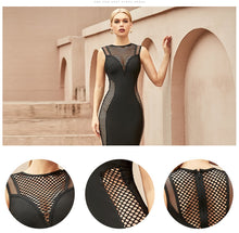 Load image into Gallery viewer, Adyce New Summer Black Tank Sleeveless Bodycon Bandage Women&#39;s Dress 2021 Sexy Hollow Out Night Club Runway Party Outfits Dress
