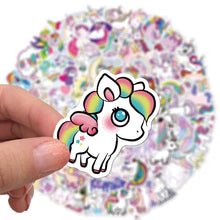 Load image into Gallery viewer, ALSAS 10/50/100Pcs Stickers for Unicorn Cartoon Animal Waterproof for laptops
